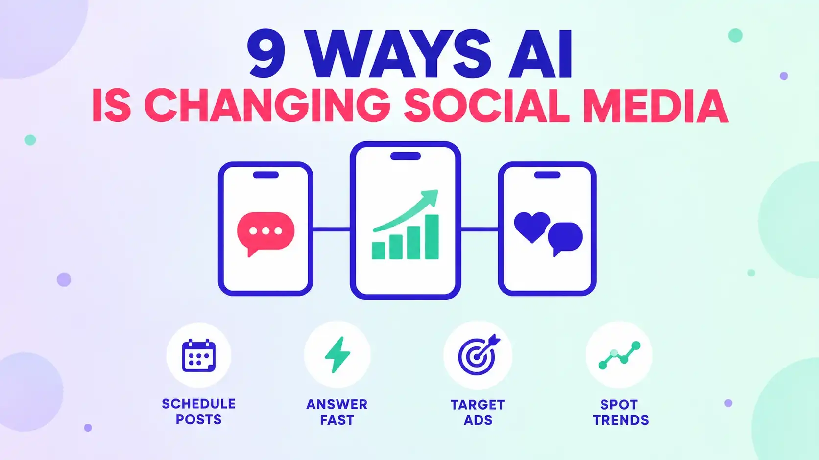 Nine ways AI changes social media marketing across scheduling, support, ads and trends