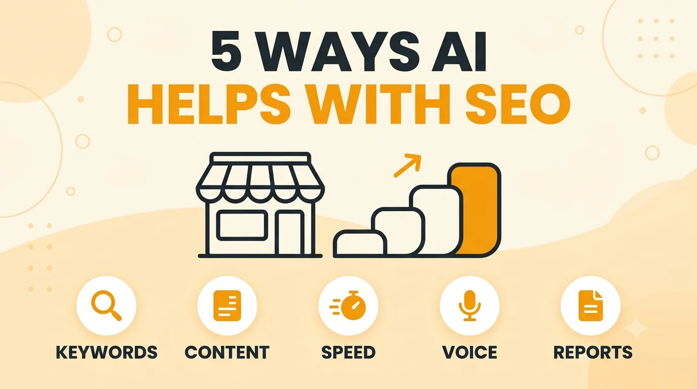Five ways AI helps a small business improve SEO, from keywords to reporting