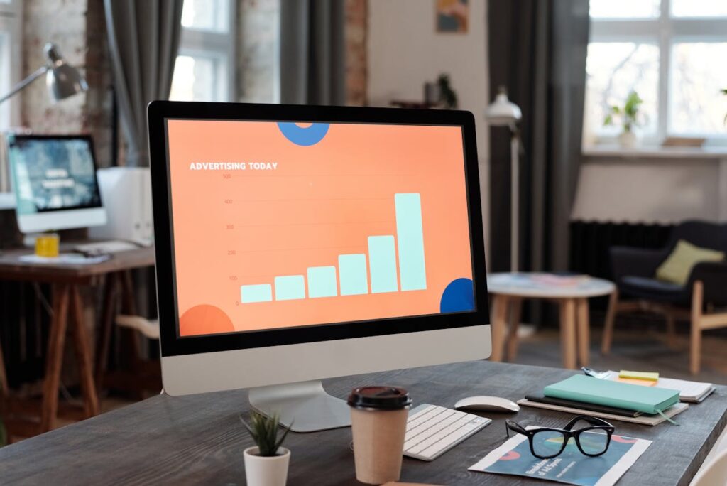 A graph predicting sales trends for data driven marketing guide