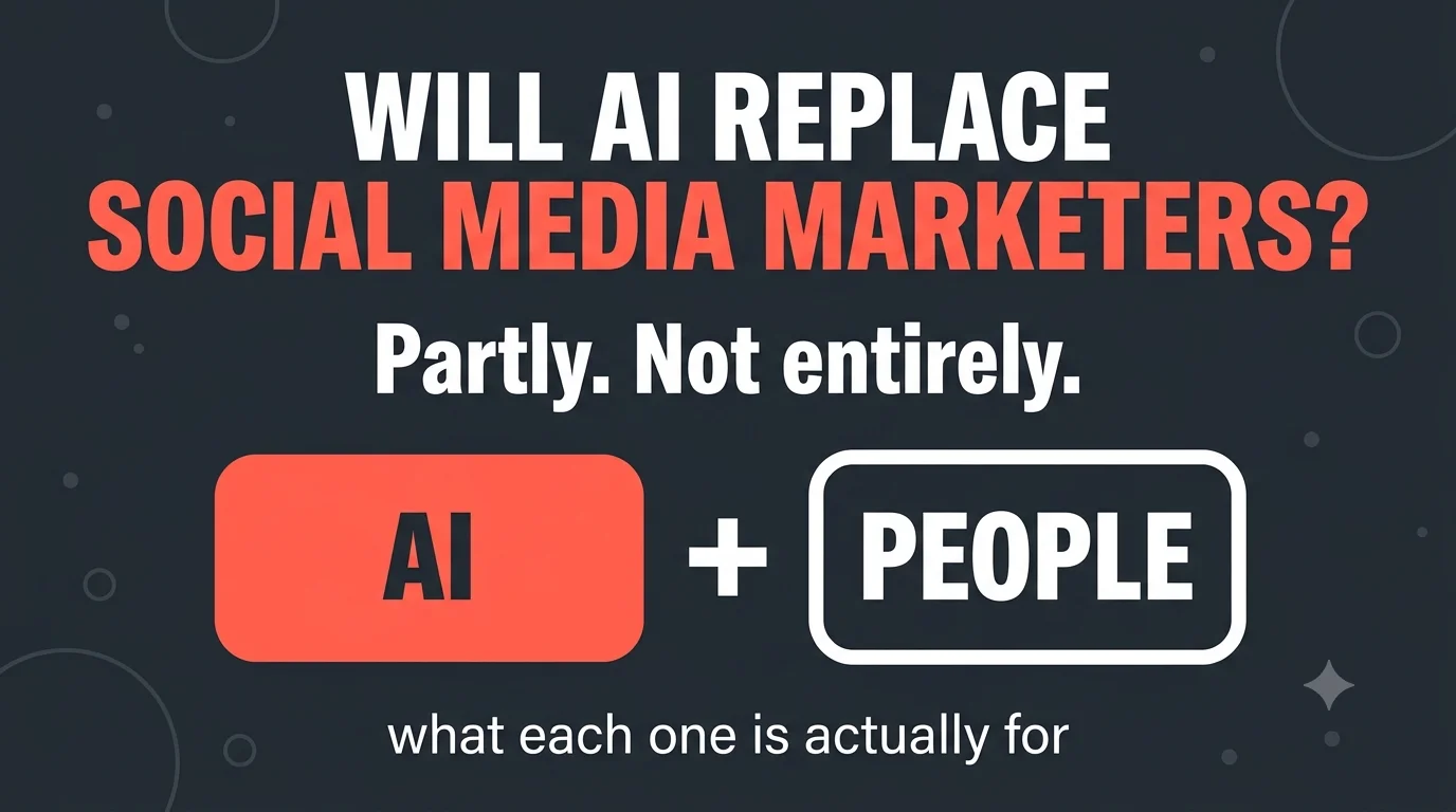 AI and human marketers combined, rather than one replacing the other