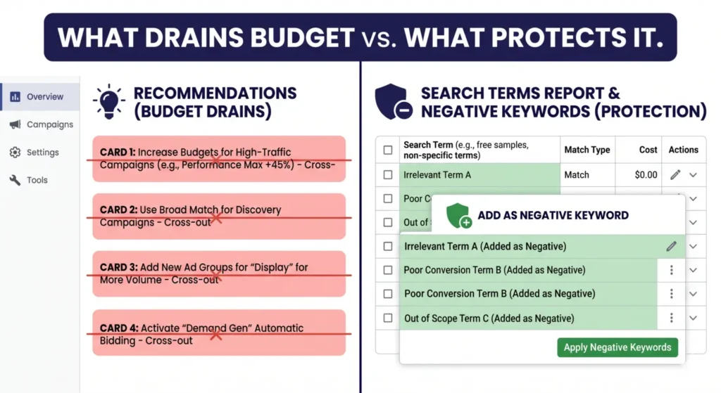What to Ignore When Google Ads Tells You To Do It?