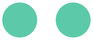 Step two in a green circle shape